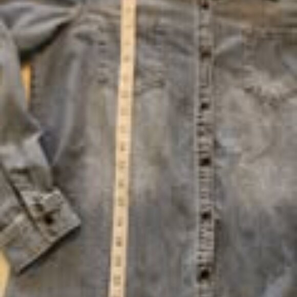 Natural Reflections cotton button up Medium long sleeve soft casual basic layer - Picture 4 of 5